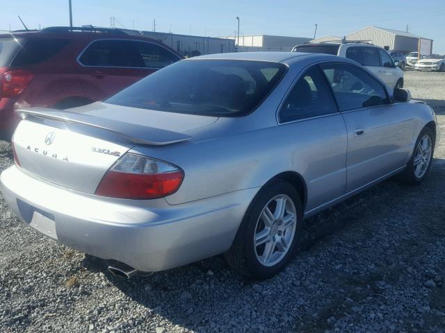 19UYA42663A001047 - 2003 ACURA 3.2CL TYPE SILVER photo 4