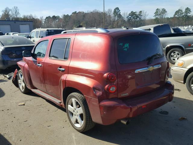 3GNDA53P18S583128 - 2008 CHEVROLET HHR LT RED photo 3