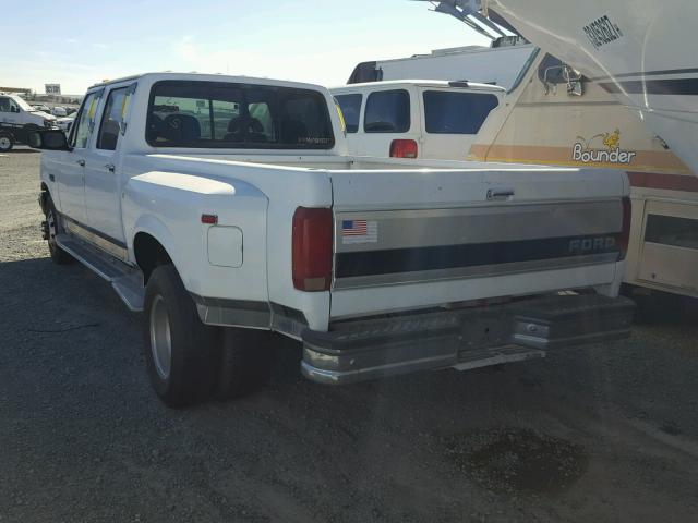 2FTJW35G3PCA02015 - 1993 FORD F350 WHITE photo 3