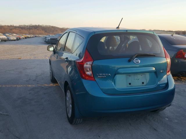 3N1CE2CP5EL366892 - 2014 NISSAN VERSA NOTE BLUE photo 3