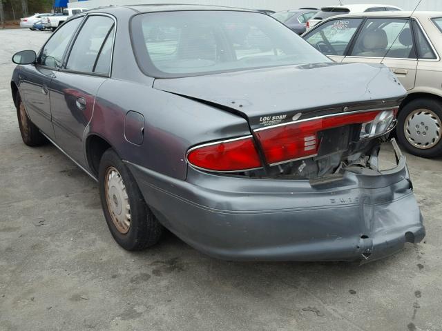 2G4WS52JX41300416 - 2004 BUICK CENTURY CU BLUE photo 3