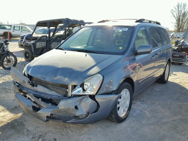 KNDMB233566049245 - 2006 KIA SEDONA EX GRAY photo 2