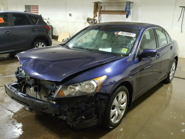 1HGCP26838A139497 - 2008 HONDA ACCORD EXL BLUE photo 2