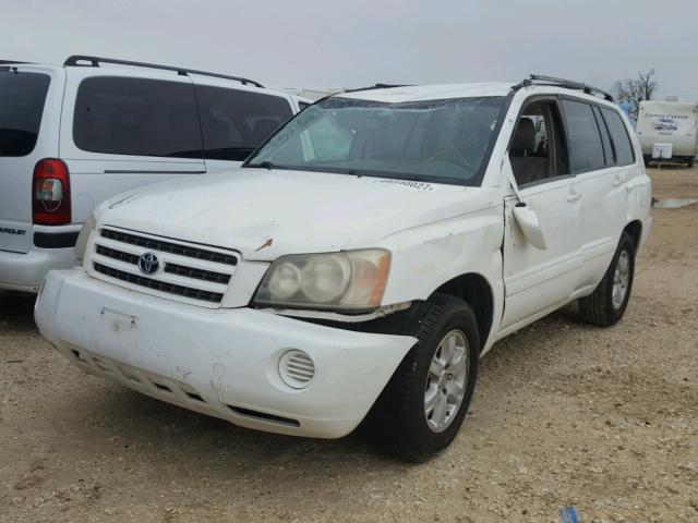 JTEGF21A730115999 - 2003 TOYOTA HIGHLANDER WHITE photo 2