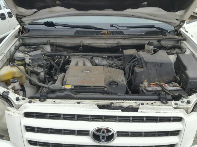 JTEGF21A730115999 - 2003 TOYOTA HIGHLANDER WHITE photo 7