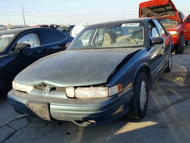 1G3WH52M7TF347858 - 1996 OLDSMOBILE CUTLASS SU GREEN photo 2