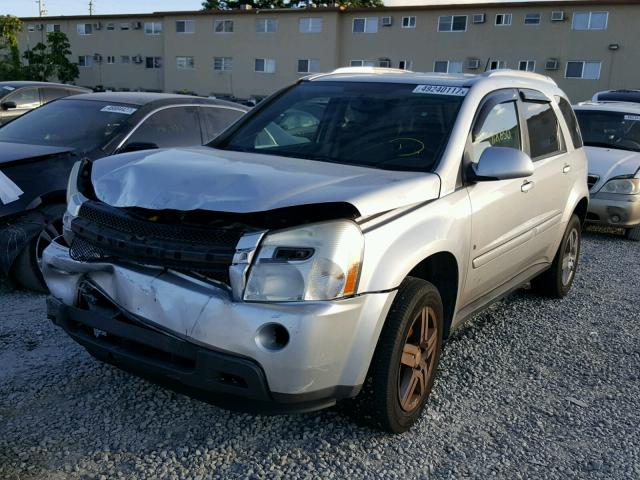 2CNDL53F196234153 - 2009 CHEVROLET EQUINOX LT SILVER photo 2