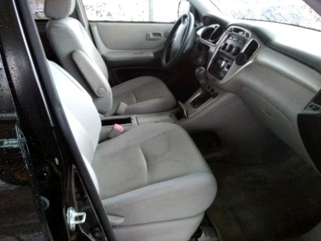 JTEGP21A850054419 - 2005 TOYOTA HIGHLANDER BLACK photo 5