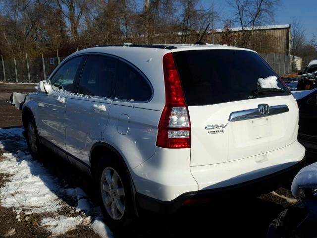 5J6RE48769L058864 - 2009 HONDA CR-V EXL WHITE photo 3