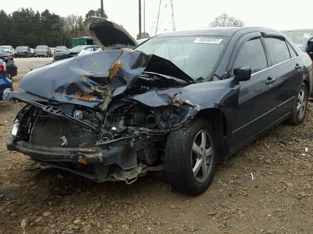 1HGCM56663A001776 - 2003 HONDA ACCORD EX BLUE photo 2