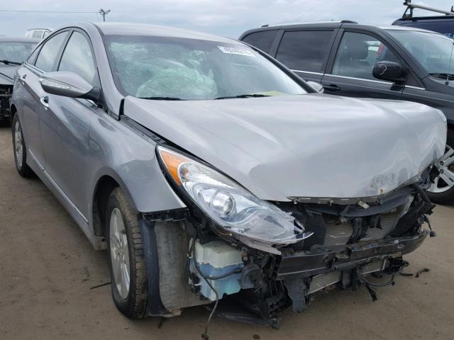 KMHEC4A40BA004516 - 2011 HYUNDAI SONATA HYB SILVER photo 1