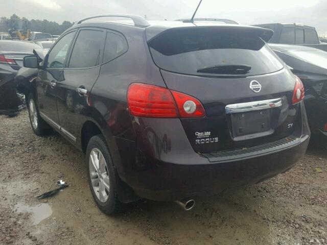 JN8AS5MT6DW032152 - 2013 NISSAN ROGUE S GRAY photo 3