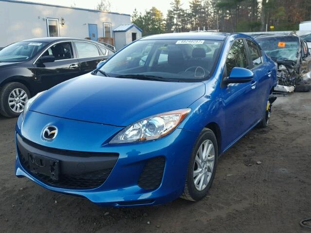 JM1BL1V89C1523505 - 2012 MAZDA 3 I BLUE photo 2