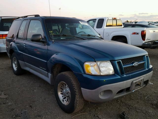 1FMYU60E51UA19672 - 2001 FORD EXPLORER S 绿色 照片 1