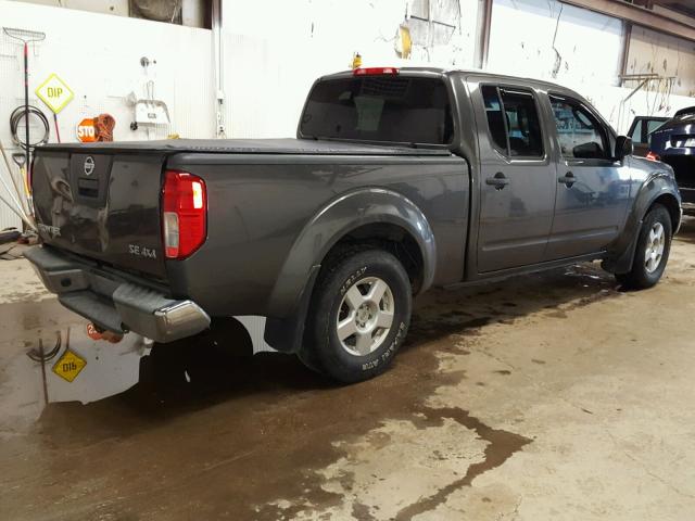 1N6AD09W27C463988 - 2007 NISSAN FRONTIER C SILVER photo 4