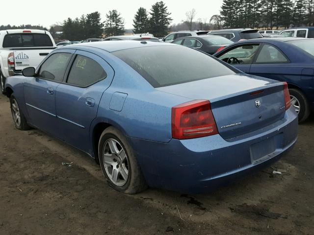 2B3KA43G07H837148 - 2007 DODGE CHARGER SE BLUE photo 3