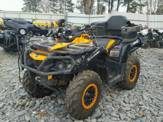 3JBLKAU25GJ000922 - 2016 CAN-AM OUTLANDER ORANGE photo 2