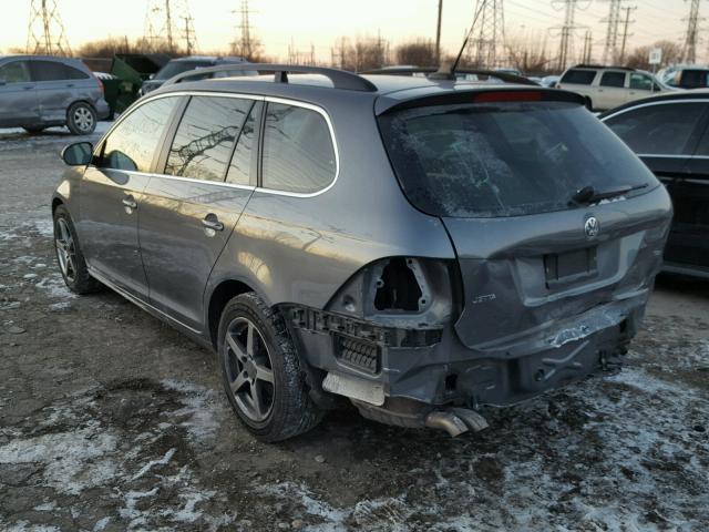 3VWPL71K29M341339 - 2009 VOLKSWAGEN JETTA TDI GRAY photo 3