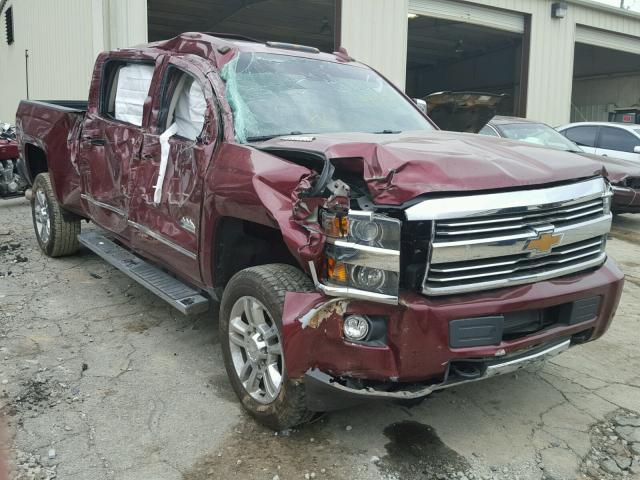 1GC1KXE81FF594061 - 2015 CHEVROLET SILVERADO BURGUNDY photo 1