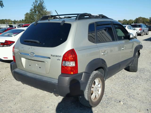 KM8JN12D86U442839 - 2006 HYUNDAI TUCSON GLS TAN photo 4