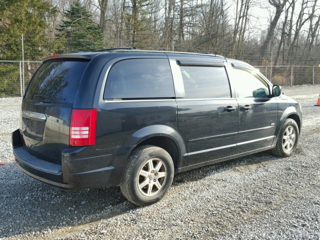 2A8HR54PX8R710255 - 2008 CHRYSLER TOWN & COU BLUE photo 4