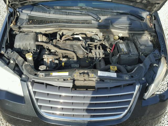 2A8HR54PX8R710255 - 2008 CHRYSLER TOWN & COU BLUE photo 7
