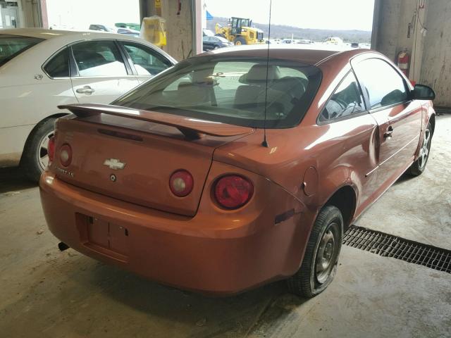 1G1AK15F167775398 - 2006 CHEVROLET COBALT LS ORANGE photo 4