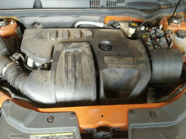 1G1AK15F167775398 - 2006 CHEVROLET COBALT LS ORANGE photo 7