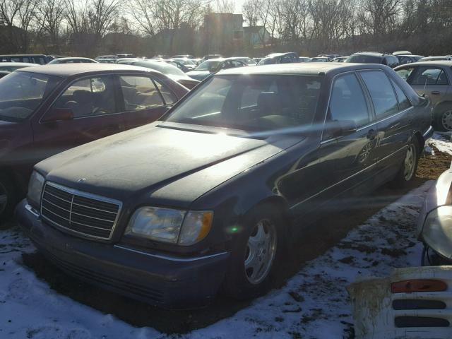 WDBGA51G5VA334013 - 1997 MERCEDES-BENZ S 500 BLUE photo 2