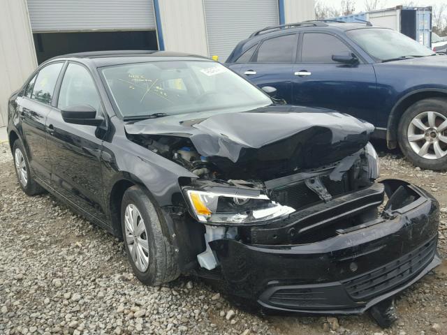 3VW2K7AJ0DM204431 - 2013 VOLKSWAGEN JETTA BASE BLACK photo 1