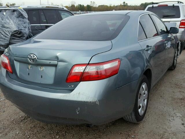 4T1BE46K69U863977 - 2009 TOYOTA CAMRY BASE BLUE photo 4