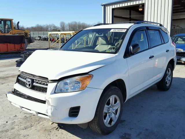 JTMBF4DV8AD035237 - 2010 TOYOTA RAV4 WHITE photo 2