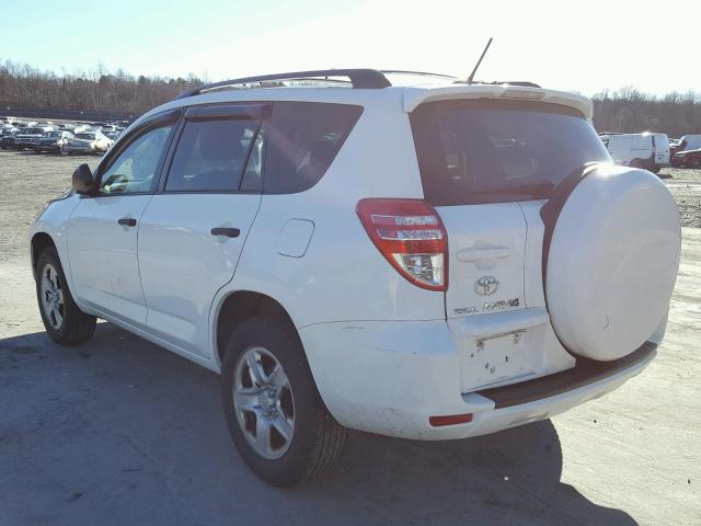 JTMBF4DV8AD035237 - 2010 TOYOTA RAV4 WHITE photo 3