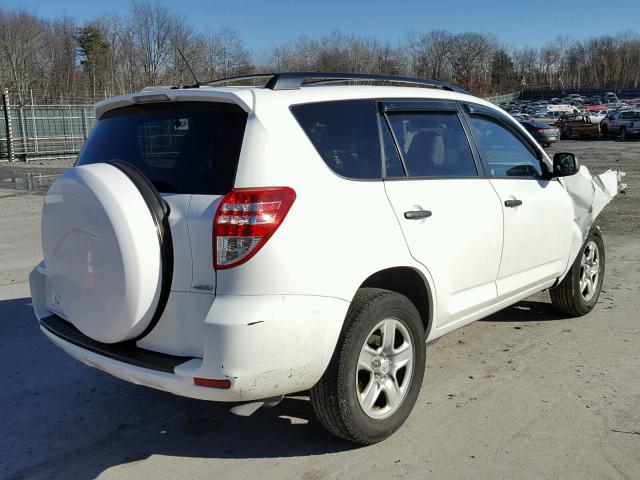 JTMBF4DV8AD035237 - 2010 TOYOTA RAV4 WHITE photo 4