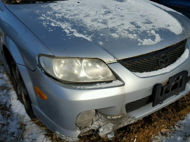 JM1BJ245031110665 - 2003 MAZDA PROTEGE PR SILVER photo 9