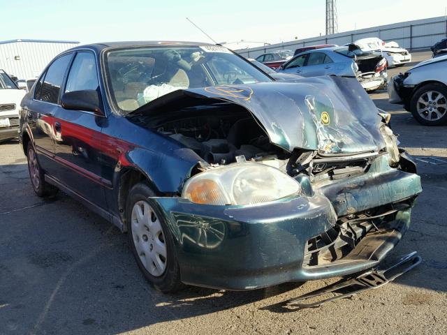 2HGEJ6676WH608329 - 1998 HONDA CIVIC LX GREEN photo 1