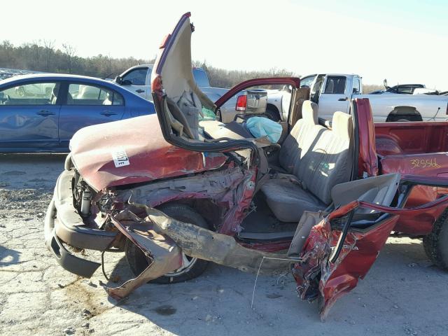 5TENL42N84Z391918 - 2004 TOYOTA TACOMA RED photo 9