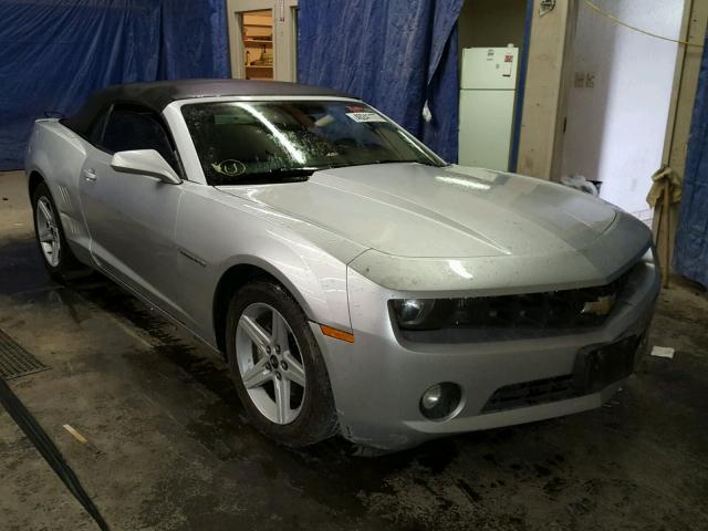 2G1FB3D30C9118658 - 2012 CHEVROLET CAMARO LT SILVER photo 1