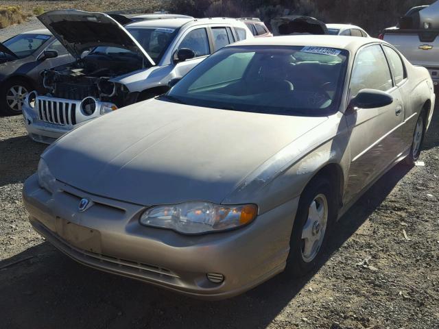 2G1WW12E949267276 - 2004 CHEVROLET MONTE CARL ოქროსფერი ფოტო 2