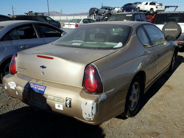 2G1WW12E949267276 - 2004 CHEVROLET MONTE CARL ოქროსფერი ფოტო 4