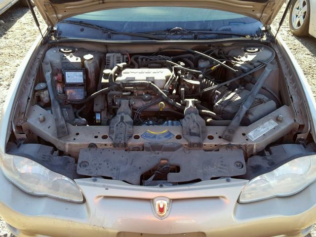 2G1WW12E949267276 - 2004 CHEVROLET MONTE CARL ოქროსფერი ფოტო 7