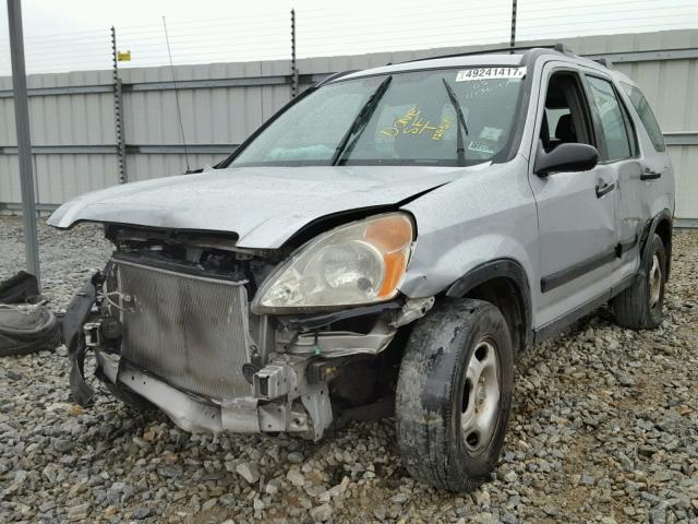 SHSRD68464U207448 - 2004 HONDA CR-V LX SILVER photo 2