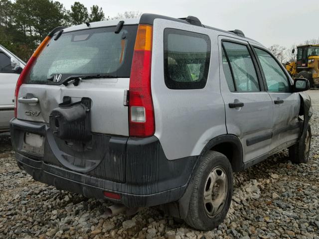 SHSRD68464U207448 - 2004 HONDA CR-V LX SILVER photo 4