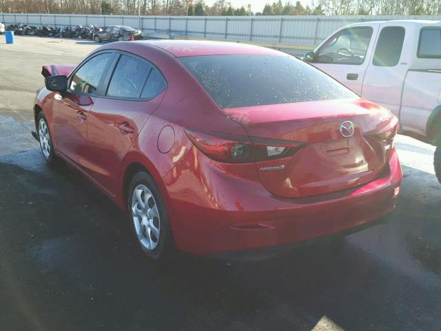 3MZBM1U76FM188665 - 2015 MAZDA 3 SPORT RED photo 3