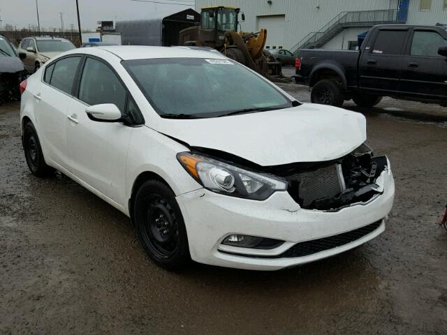 KNAFX4A81G5528562 - 2016 KIA FORTE EX WHITE photo 1