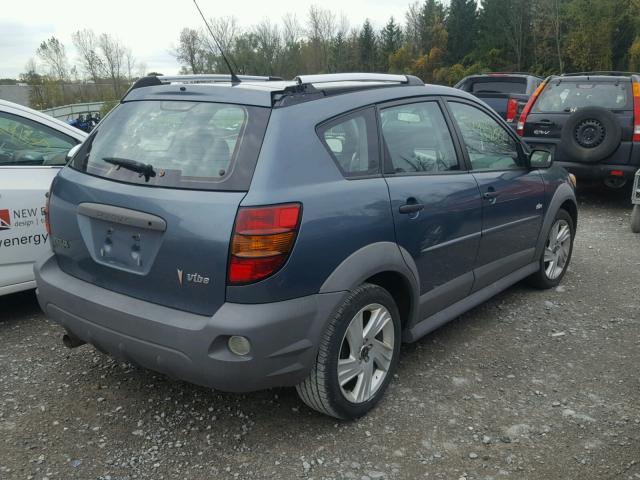 5Y2SL65858Z416554 - 2008 PONTIAC VIBE BLUE photo 4