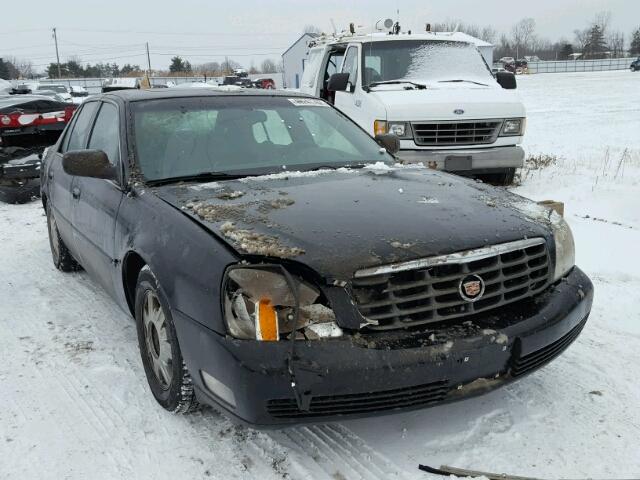 1G6KD54Y83U265548 - 2003 CADILLAC DEVILLE BLACK photo 1