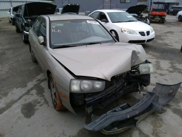 KMHDN45D71U074835 - 2001 HYUNDAI ELANTRA GL GOLD photo 1