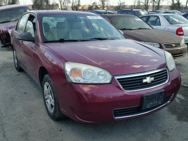 1G1ZS58FX7F150513 - 2007 CHEVROLET MALIBU LS RED photo 1