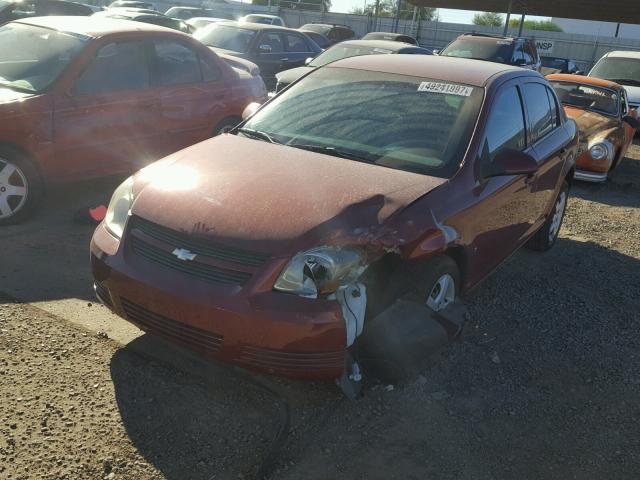 1G1AL58F287310390 - 2008 CHEVROLET COBALT LT RED photo 2